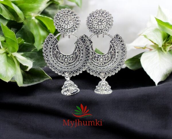 Oxidised Jhumka Earring For Women